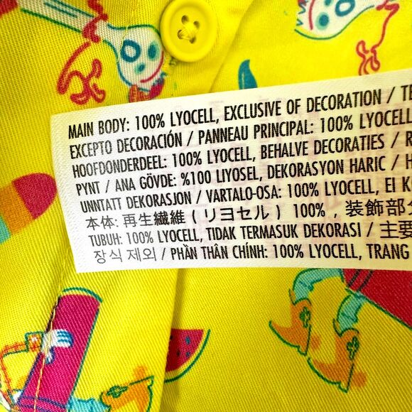 Disney Toy Story Summer Splash Vacation Hawaiin Button Down Shirt Women Small - Picture 4 of 4